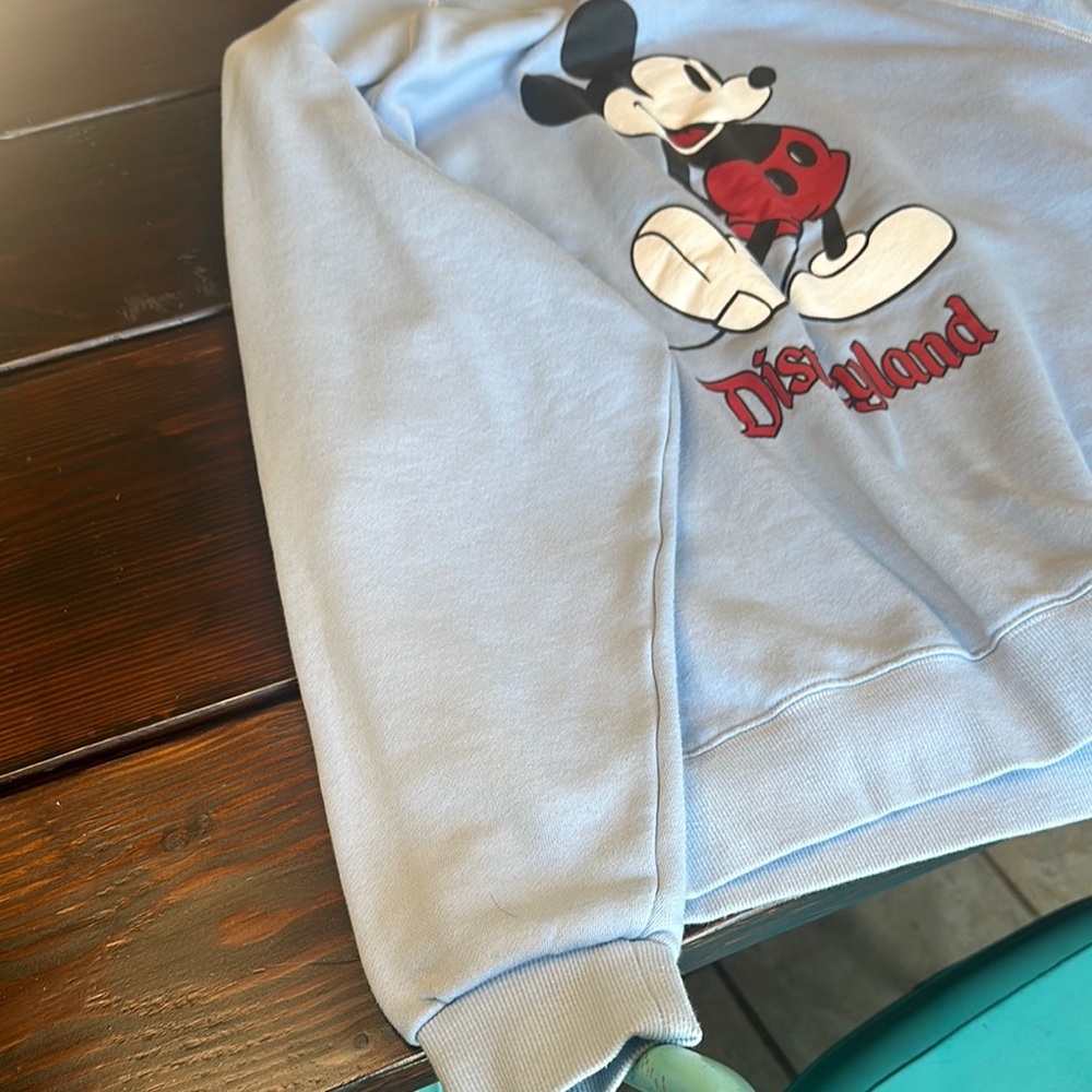 Disney Blue Crewneck Sweater with Mickey Mouse Design - Picture 6 of 10